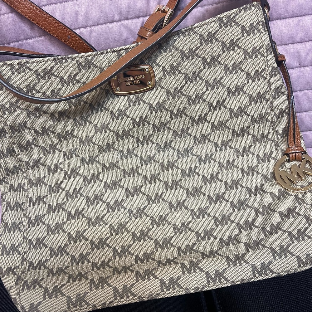 Michael Kors Beige Monogram Women's Bag